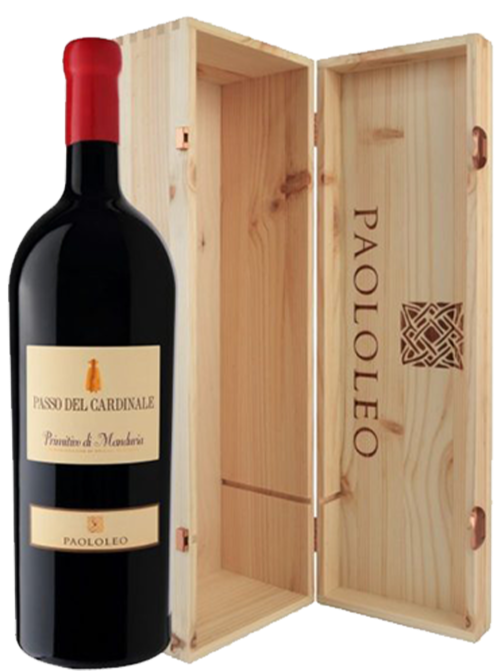 "Passo del Cardinale" Primitivo di Manduria DOC Jeroboam Legno